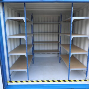 10ft met stelling en lekbak