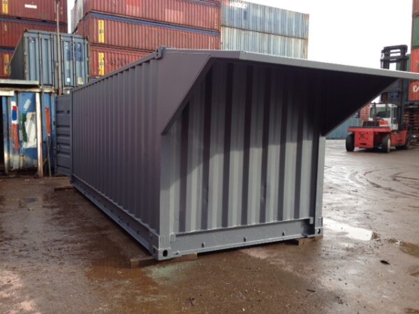 20ft DV met afdak