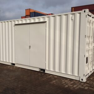 20 FT met openslaande deuren in de zijkant