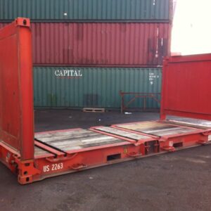20ft Collapsible Flatrack Gebruikt