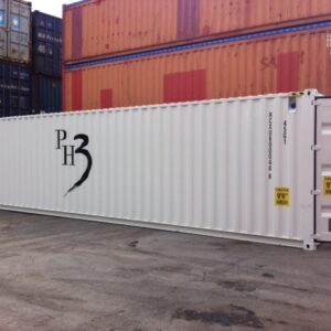 40ft High Cube container als werkruimte