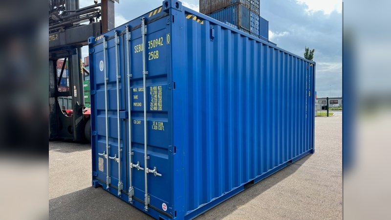 High cube container 40ft met extra hoogte van 2,70 meter
